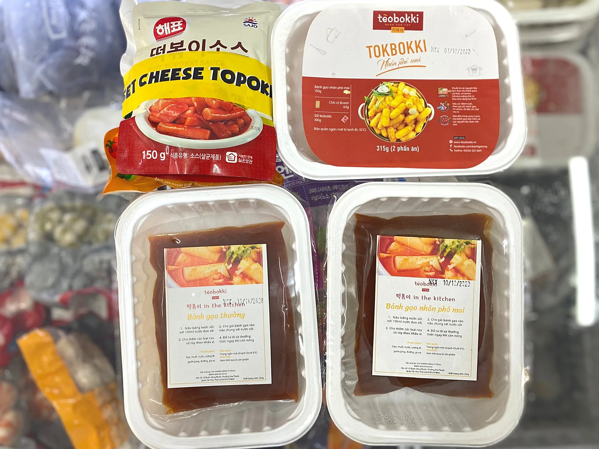 Các loại Tokbokki HueLogistics nhận vận chuyển