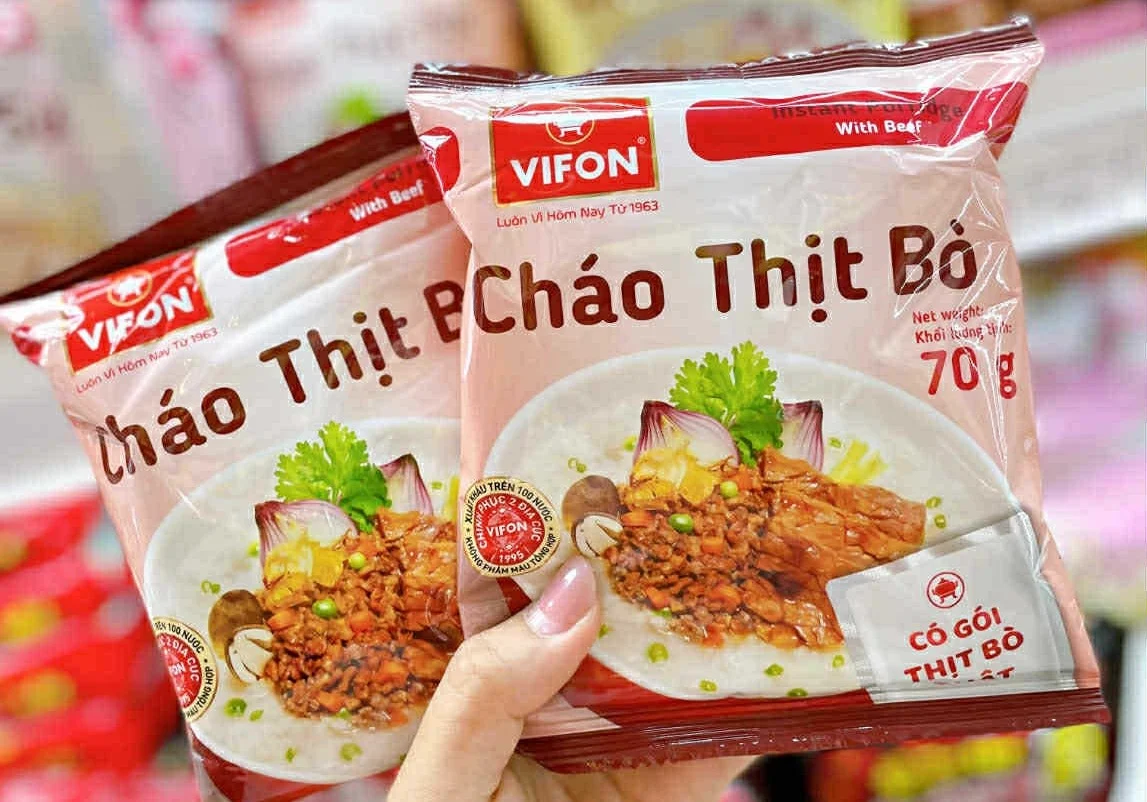 Quy trình vận chuyển cháo gói 4 bước đơn giản