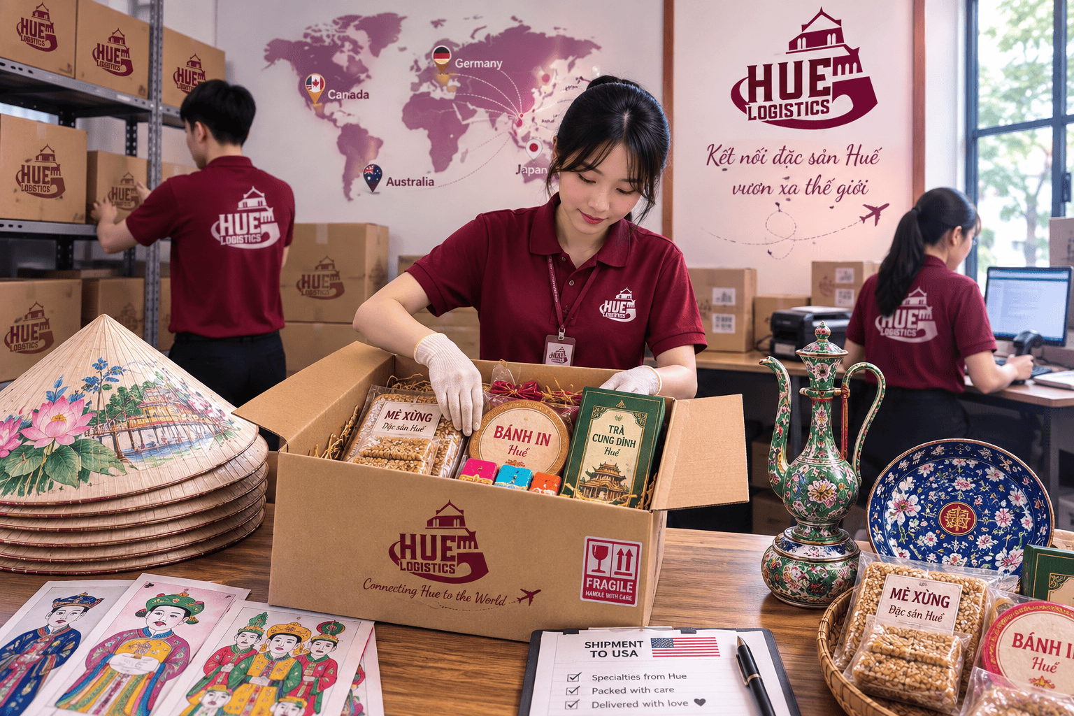 Gửi Quà Huế Đi Nước Ngoài – 10 Món Quà Phù Hợp Cho Người Việt Xa Quê